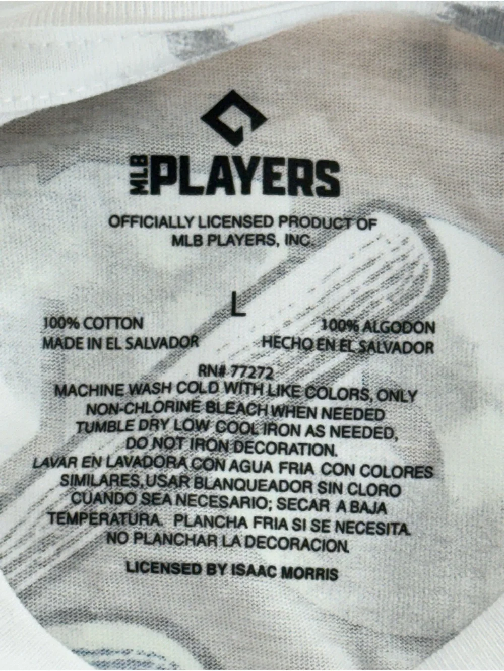 MLB White & Gray Tie-Dye 'Showtime' Baseball Graphic Tee